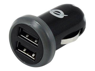 Conceptronic CUSBCAR2A USB Car Tablet Charger 2A - Auto-Netzteil - 2 A - 2 Ausgabeanschlussstellen (USB)-0
