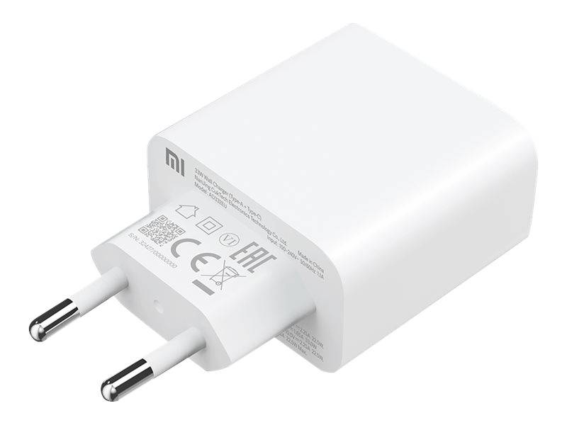 Xiaomi Mi - Netzteil - 33 Watt - 3 A - PD - 2 Ausgabeanschlussstellen (USB, 24 pin USB-C)-0