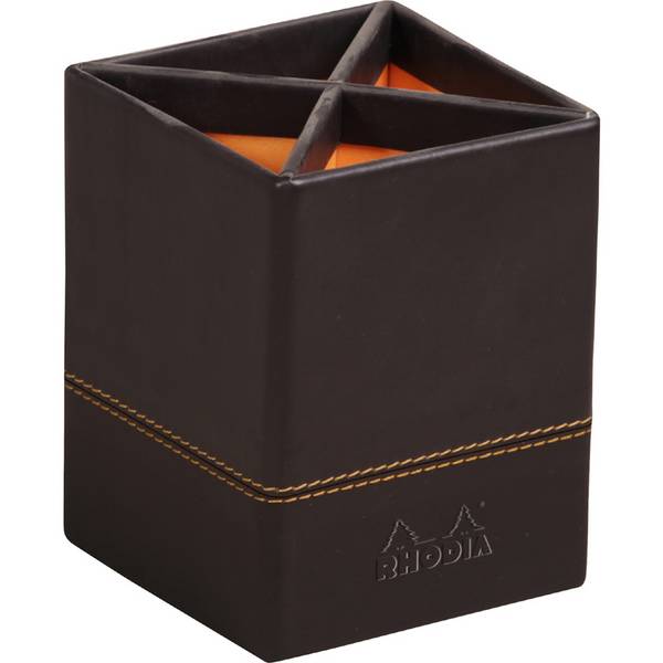 Stifteköcher ePure schwarz/orange
