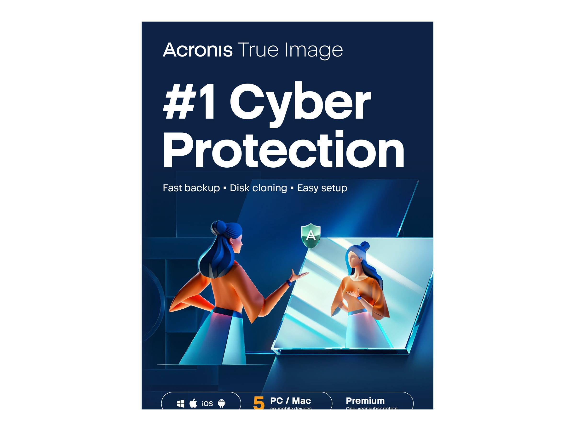 Acronis True Image Premium - Abonnement-Lizenz (1 Jahr)-0