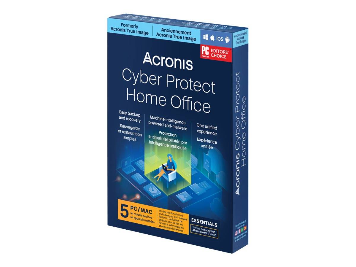 Acronis True Image Essential - Abonnement-Lizenz (1 Jahr)-1