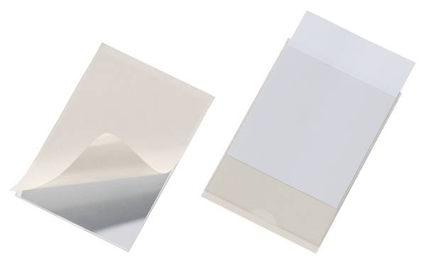 DURABLE POCKETFIX - Selbstklebende Tasche - für A7 - durchsichtig (Packung mit 10)-5