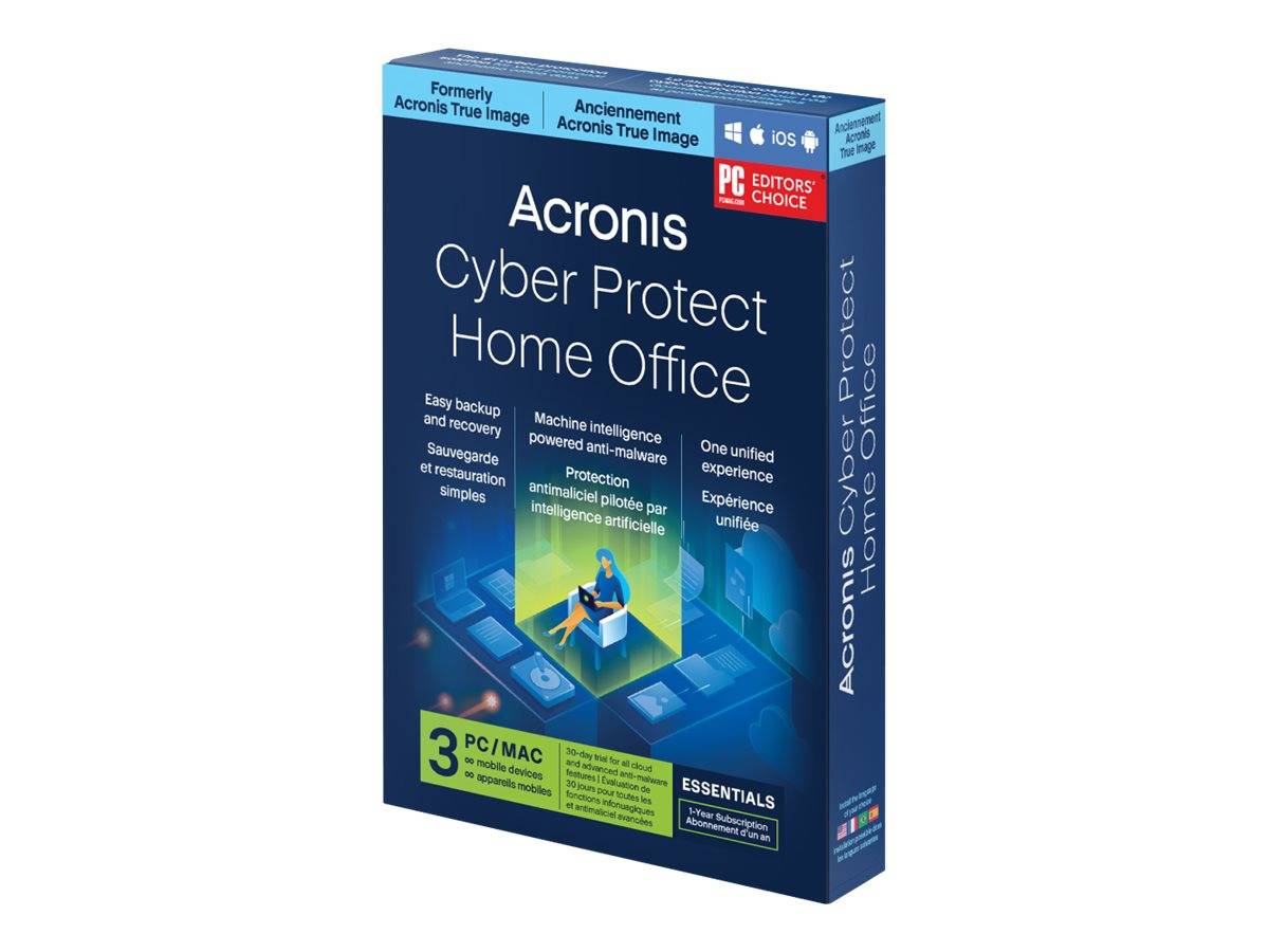 Acronis True Image Essential - Abonnement-Lizenz (1 Jahr)-1