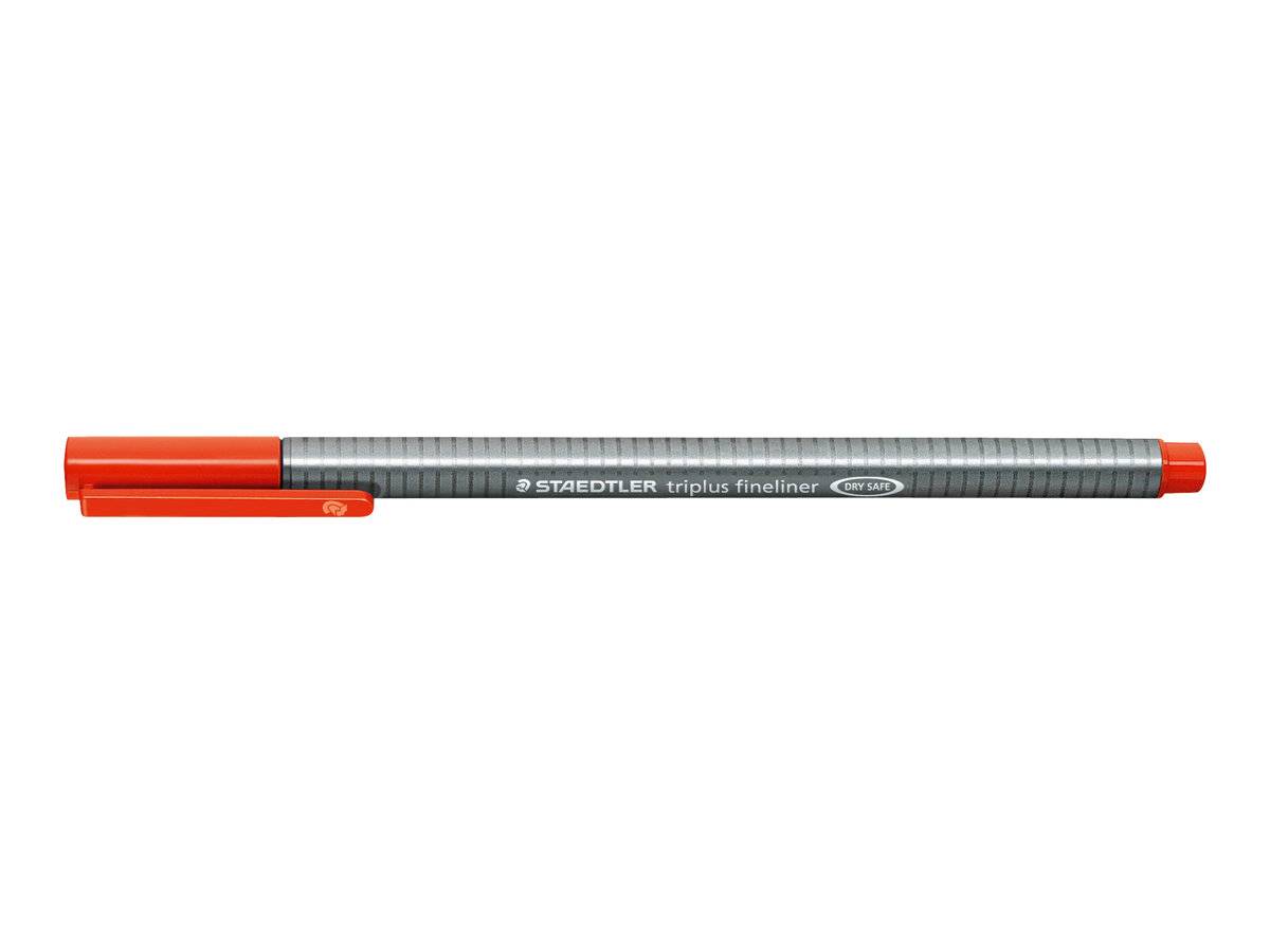 STAEDTLER triplus 334 - Fineliner - Rot - wasserbasierte Tinte-1