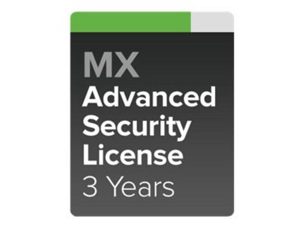 Cisco Meraki MX80 Advanced Security - Abonnement-Lizenz (3 Jahre)