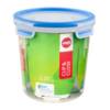 EMSA 508553 CLIP & CLOSE FRISCHHALTEDOSE RUND, Box, Rund, 2 l, Blau, Transparent, Polypropylen (PP), Thermoplastisches E