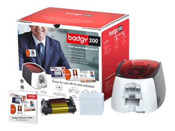 EVOLIS - Badgy 200 - Plastikkartendrucker - Farbe - Thermosublimation/thermische Übertragung - CR-80 Card (85.6 x 54 mm)