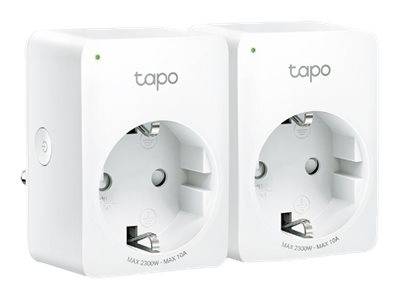 TP-LINK - Tapo P100 V2 - Smart-Stecker - mini - kabellos - 802.11b/g/n, Bluetooth 4.2 - 2.4 Ghz (Packung mit 2)-5
