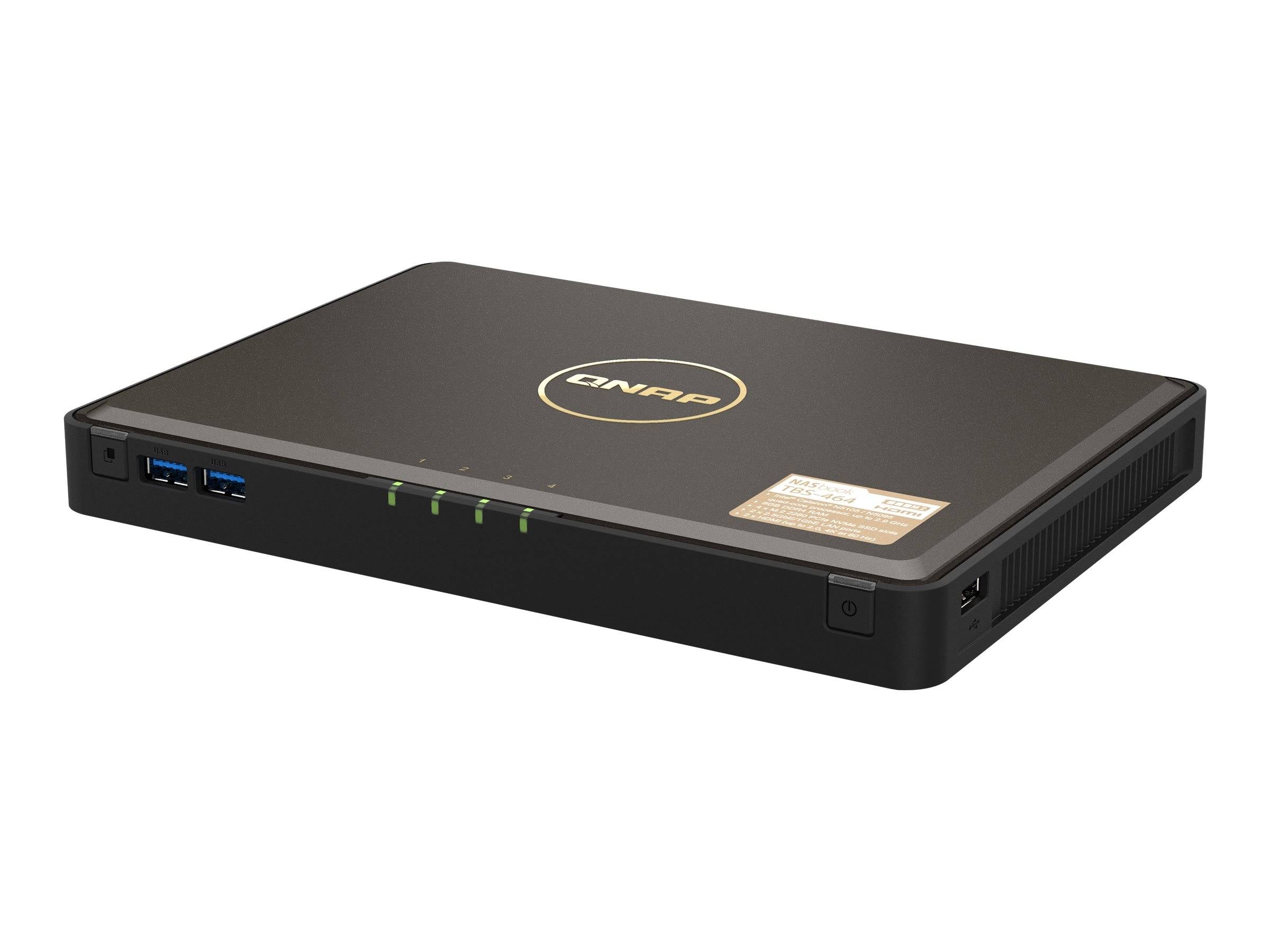 QNAP TBS-464 NASbook - NAS-Server - 4 Schächte-4