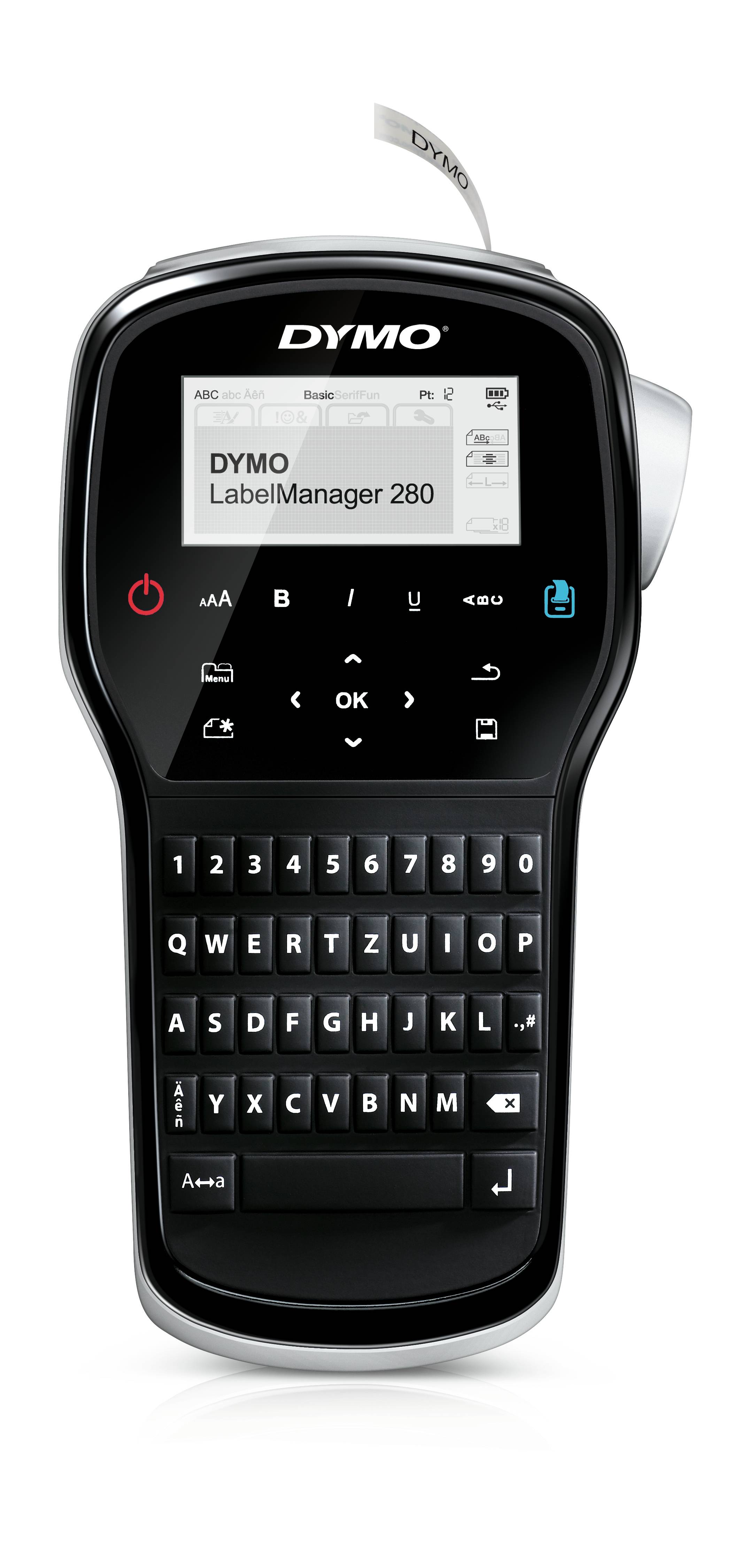 Dymo LabelMANAGER 280 - Beschriftungsgerät - s/w - Thermotransfer - Rolle (1,2 c-6