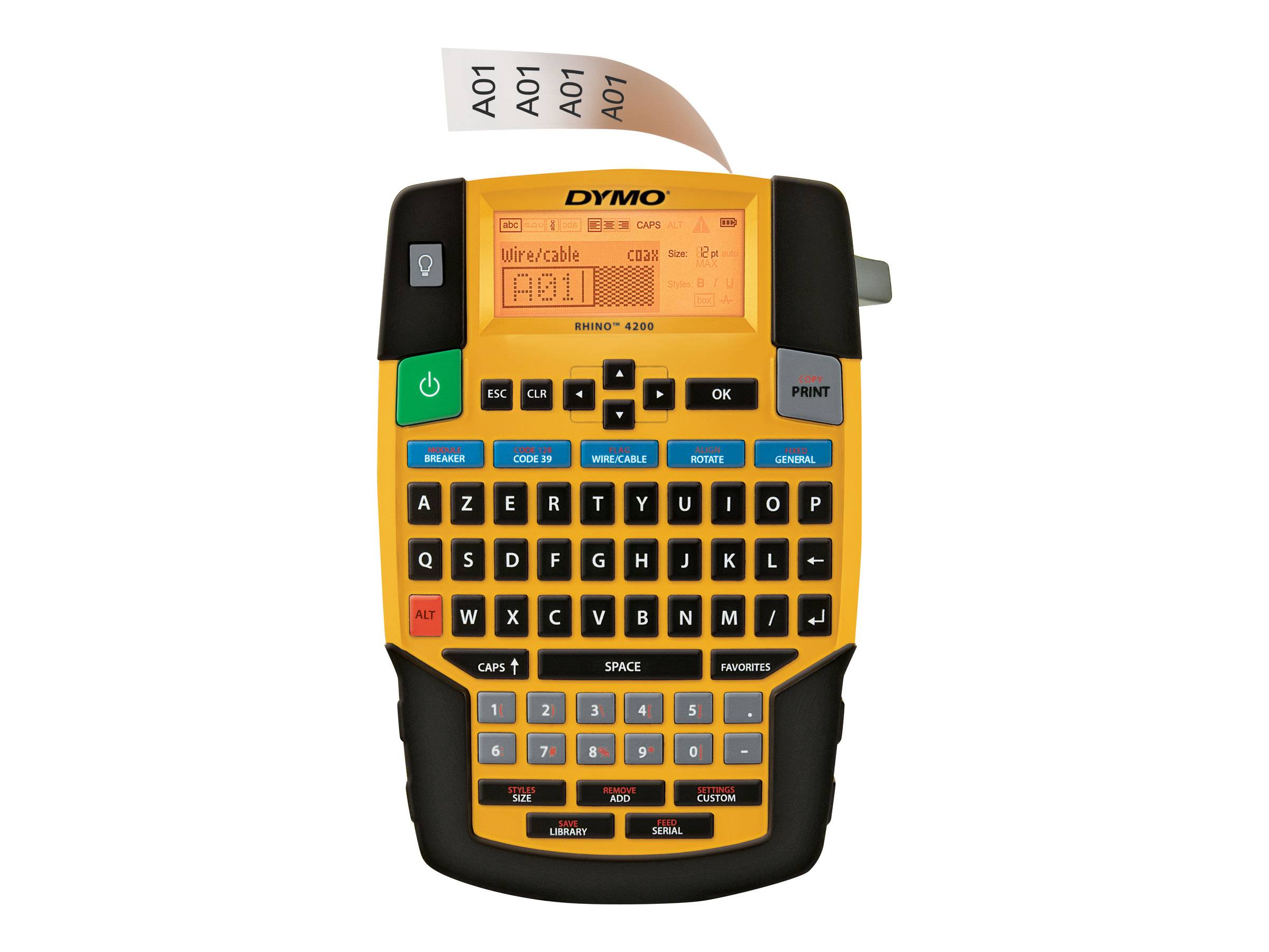 DYMO Rhino 4200 - Beschriftungsgerät - s/w - Thermotransfer - Rolle (1,9 cm)-5