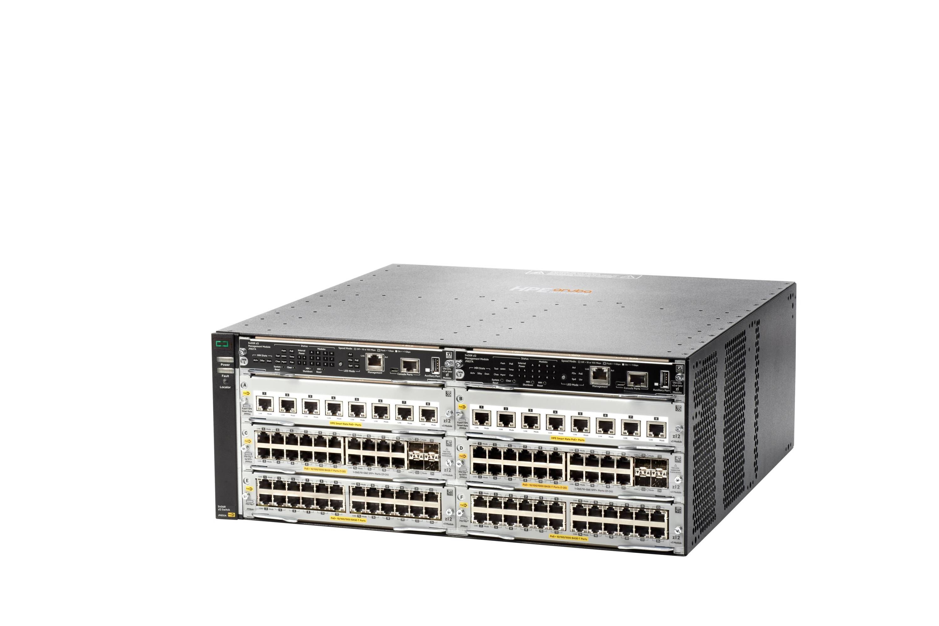 HPE Aruba 5406R 16-port SFP+ (No PSU) v3 zl2-1