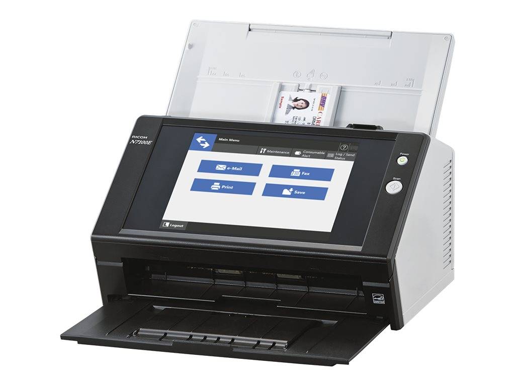 Ricoh Image Scanner N7100E - Dokumentenscanner - Dual CIS - Duplex - 216 x 355.6 mm - 600 dpi x 600 dpi - bis zu 25 Seit-4