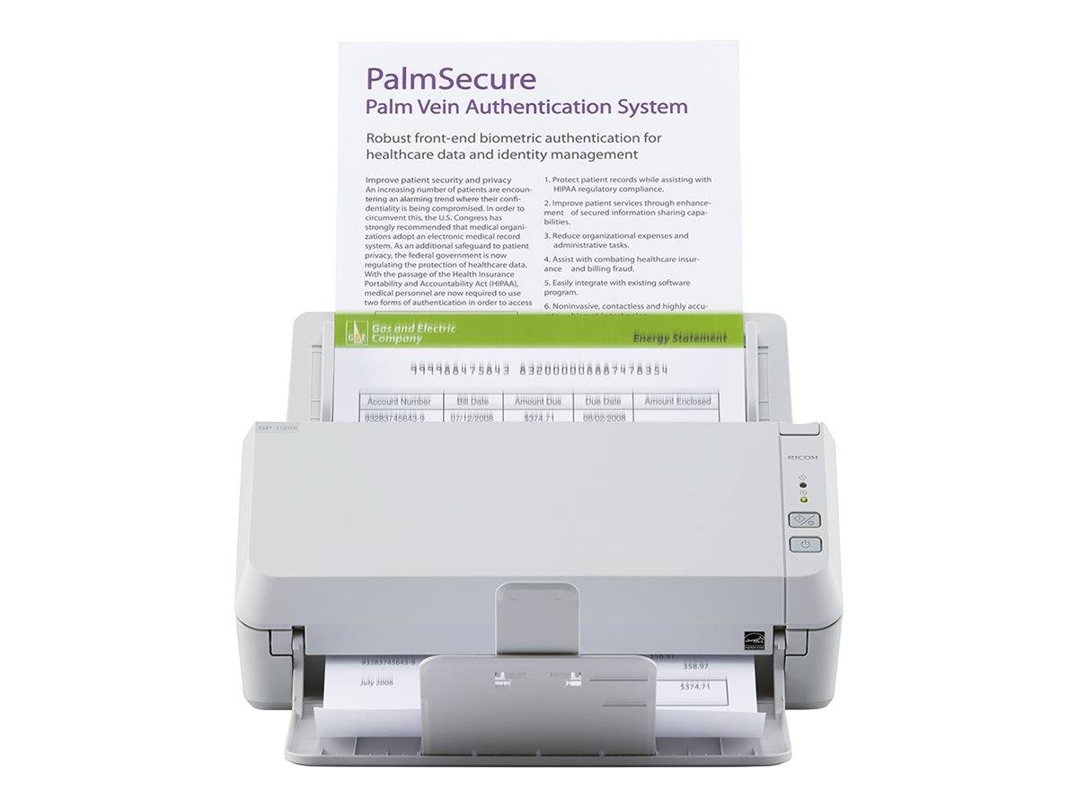 Ricoh SP-1120N - Dokumentenscanner - Dual CIS - Duplex - 216 x 355.6 mm - 600 dpi x 600 dpi - bis zu 20 Seiten/Min. (ein-0