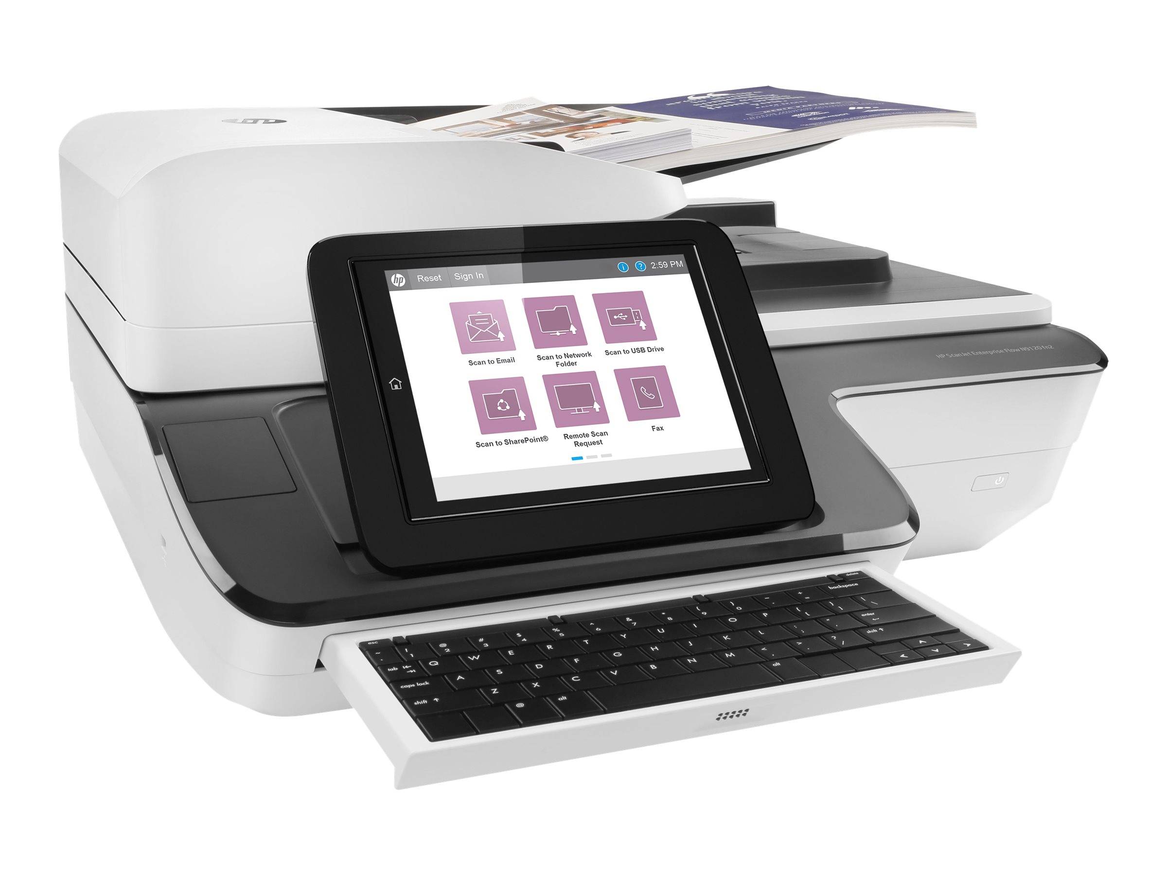 HP ScanJet Enterprise Flow N9120 fn2 - Dokumentenscanner - Flachbett: CCD / ADF: CIS - Duplex - 297 x 864 mm - 600 dpi x-7