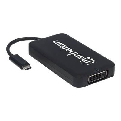 Manhattan 152600 USB Adapter [1x USB-C® Stecker - 1x DVI-Buchse 24+5pol., DisplayPort Buchse, HDMI-Buchse, VGA-Buchse] S