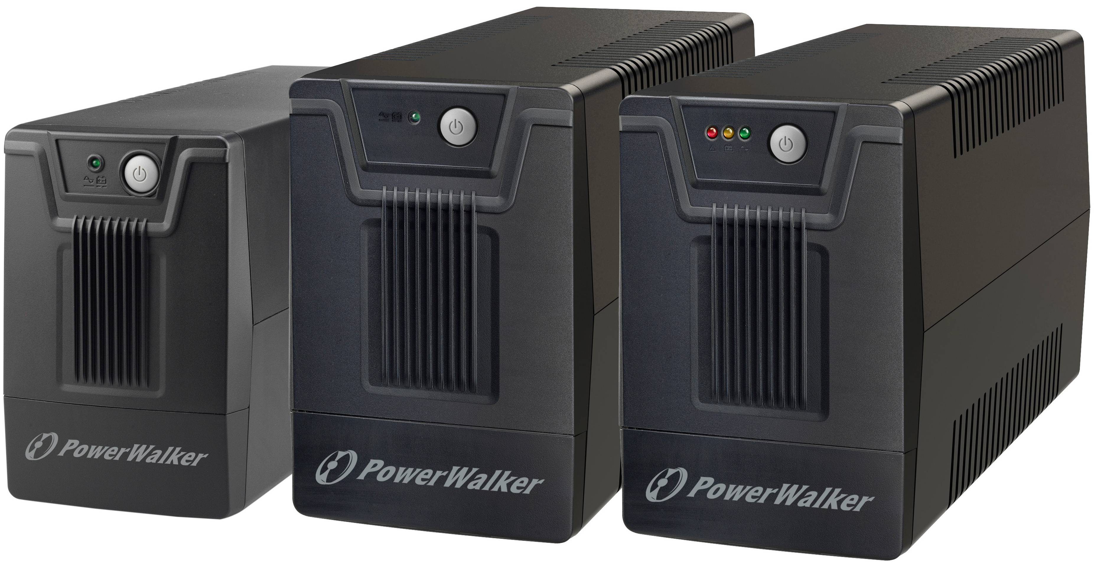 BLUEWALKER - PowerWalker VI 500 R1U - USV (Rack - einbaufähig) - AC 165-290 V - 300 Watt - 500 VA - 7 Ah - RS-232, USB --7