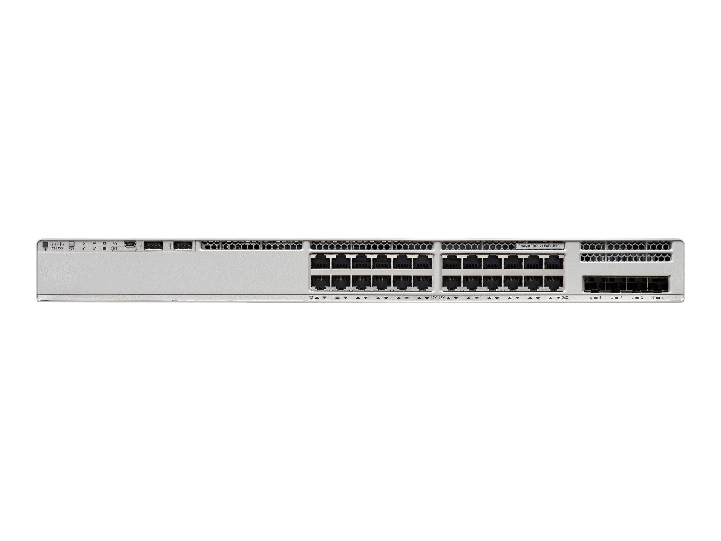 Cisco Catalyst 9200 - Network Advantage - Switch - L3 - managed - 8 x 100/1000/2.5G/5G/10GBase-T + 16 x 10/100/1000 (PoE-0