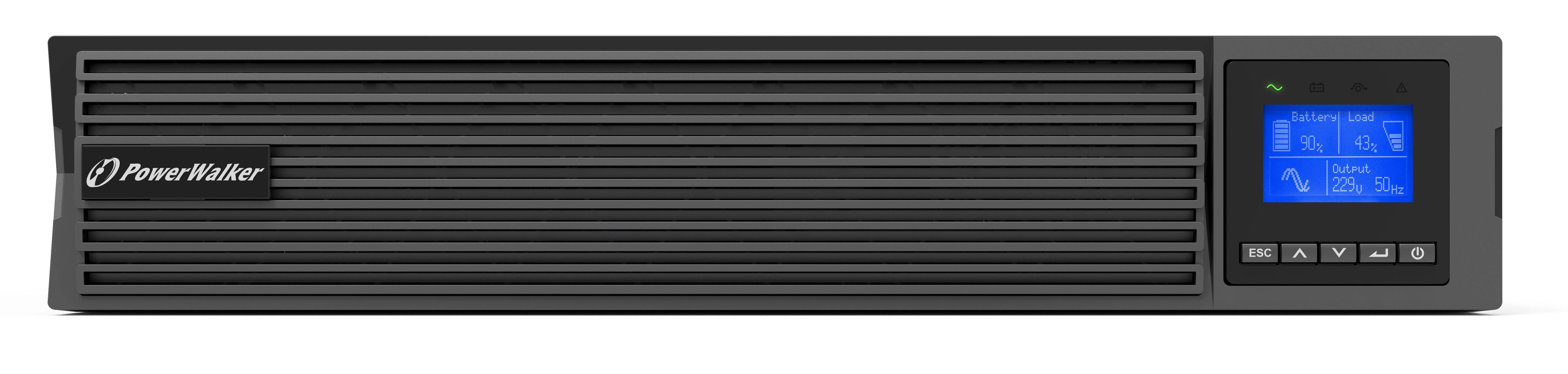 BLUEWALKER - PowerWalker VFI 3000 ICR IoT - USV (in Rack montierbar/extern)-4