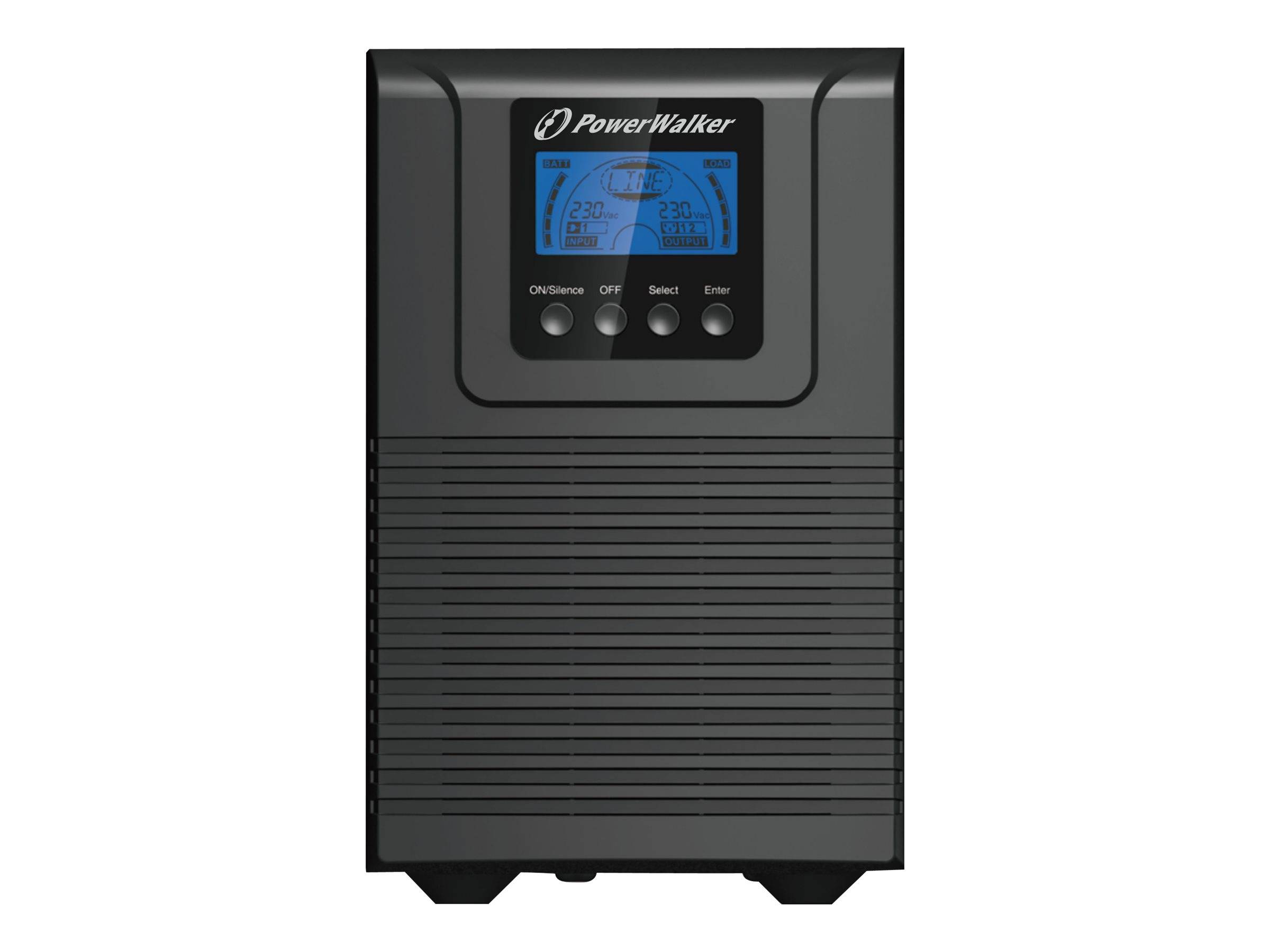 Bluewalker PowerWalker VFI 1000 TG USV 900 Watt VA 9 Ah RS-232 USB Ausgangsbuchsen: 4-0