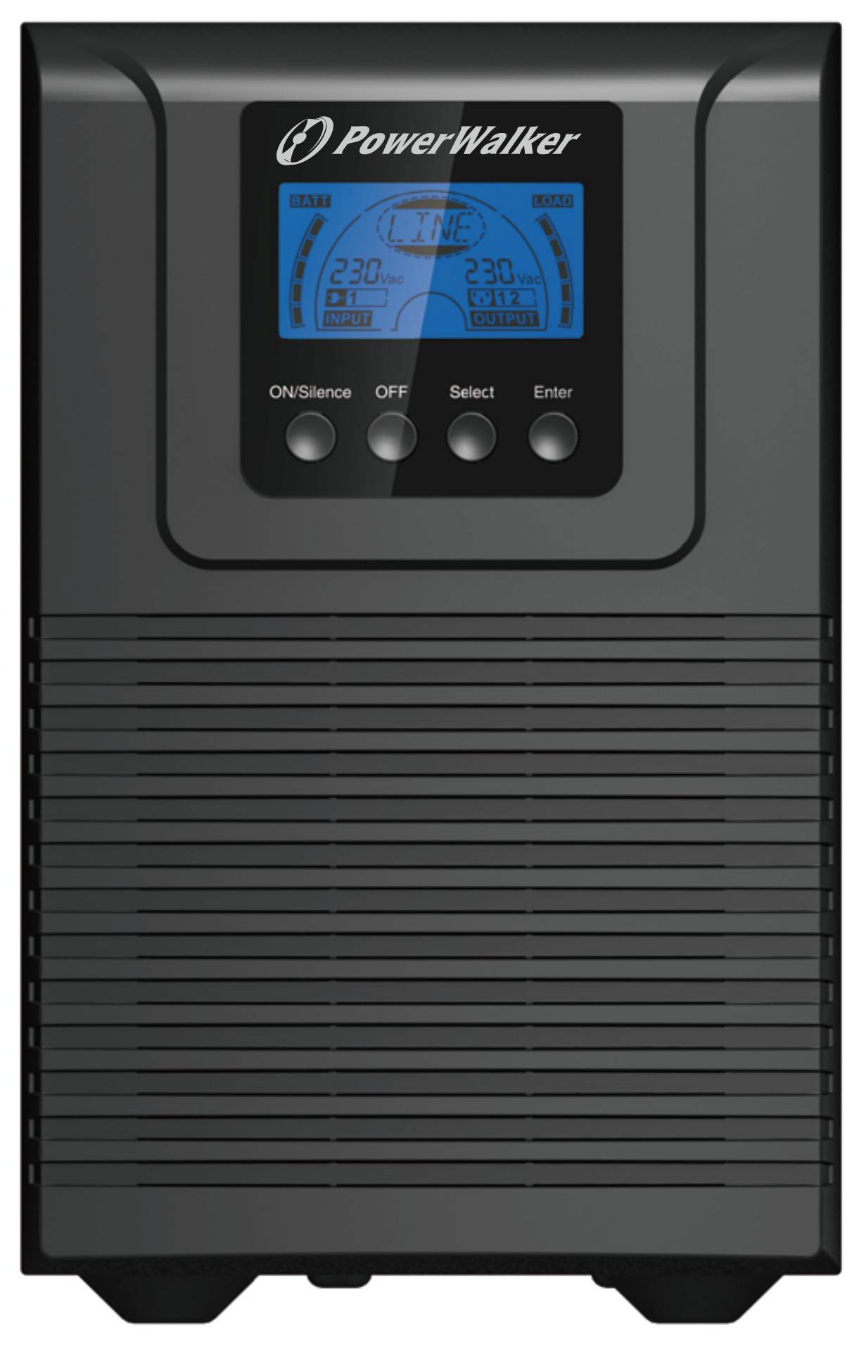 Bluewalker PowerWalker VFI 1000 TG USV 900 Watt VA 9 Ah RS-232 USB Ausgangsbuchsen: 4-6