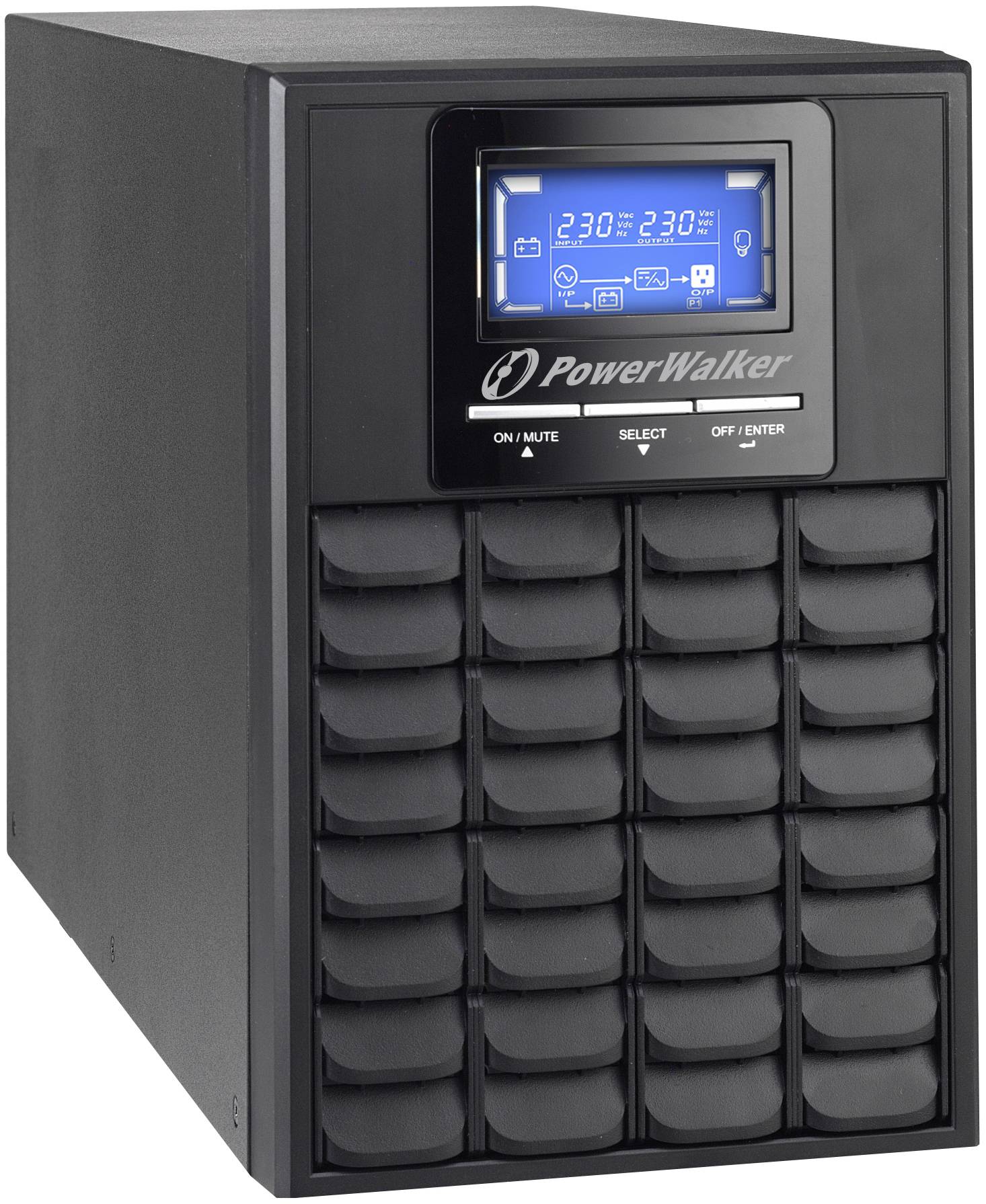 BLUEWALKER - PowerWalker VFI 1000C LCD - USV - 800 Watt - 1000 VA-5