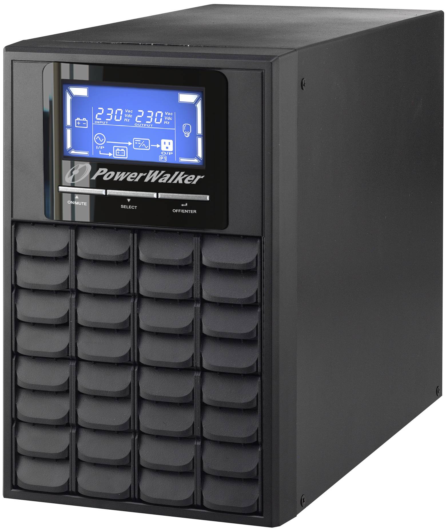 BLUEWALKER - PowerWalker VFI 1000C LCD - USV - 800 Watt - 1000 VA-6