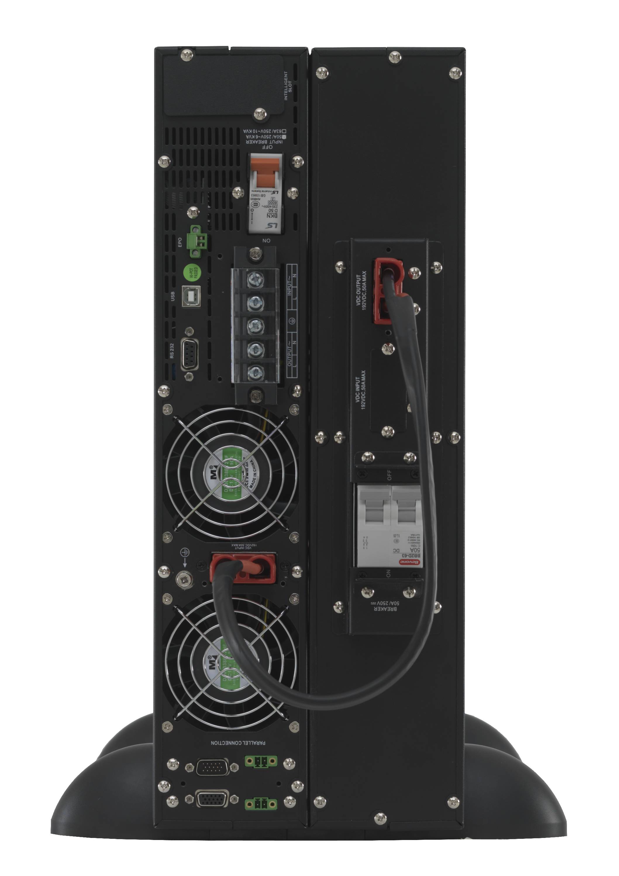 Online USV XANTO 6000 - USV (in Rack montierbar/extern) - Wechselstrom 230 V - 6000 Watt - 6000 VA 7 Ah - RS-232, USB --2