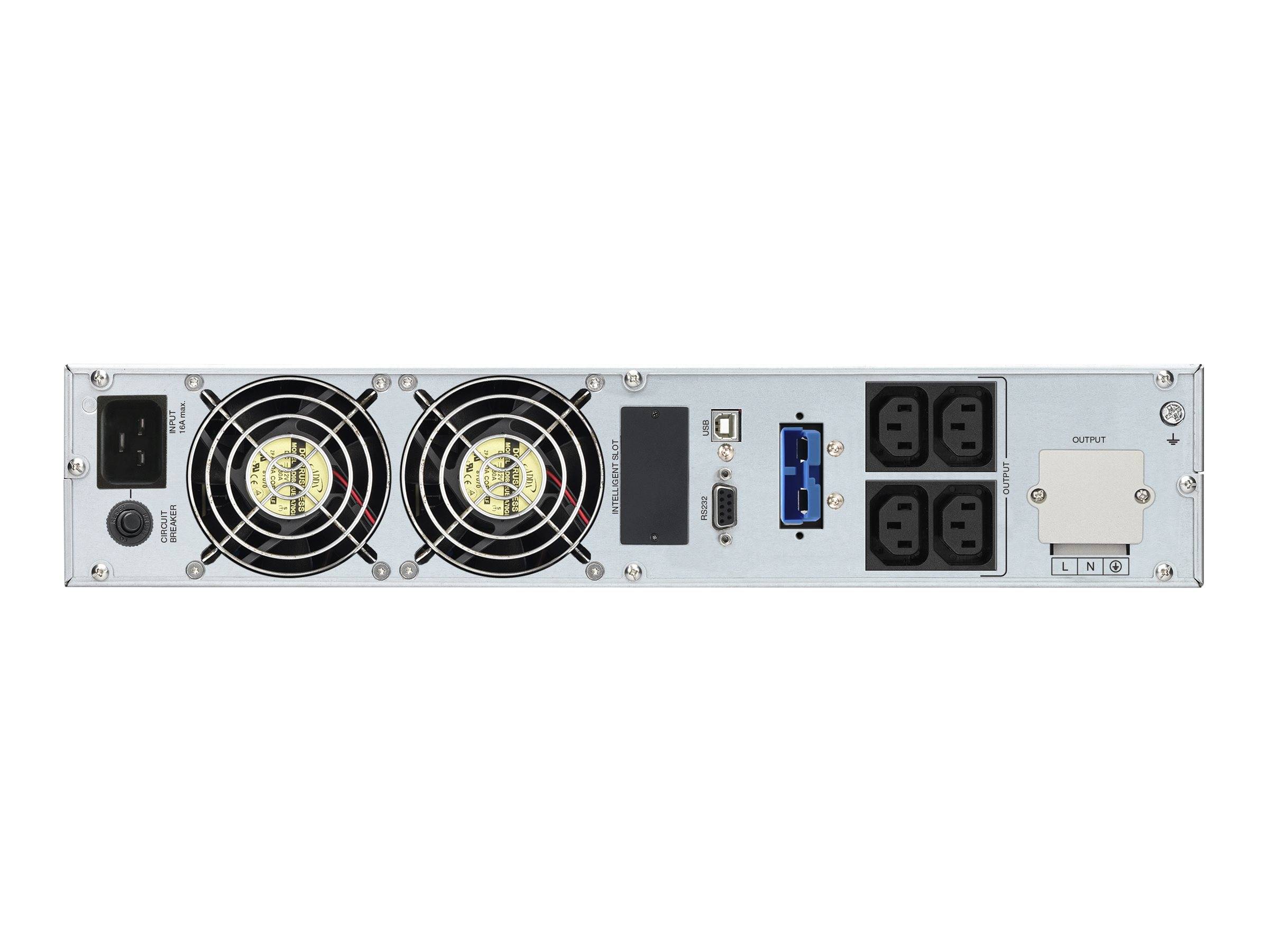 BLUEWALKER - PowerWalker VFI 3000 CRM LCD - USV (in Rack montierbar/extern) - AC 110-300 V - 2400 Watt - 3000 VA - 9 Ah-2