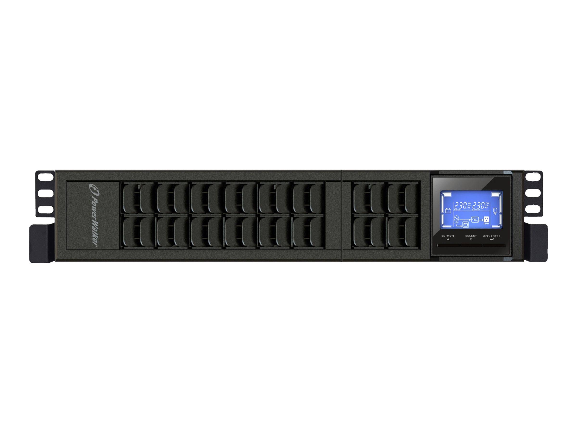 BLUEWALKER - PowerWalker VFI 3000 CRM LCD - USV (in Rack montierbar/extern) - AC 110-300 V - 2400 Watt - 3000 VA - 9 Ah-4