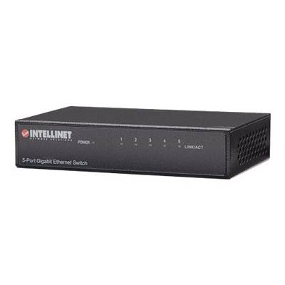 Intellinet 5-Port Gigabit Ethernet Switch, Metal, Box