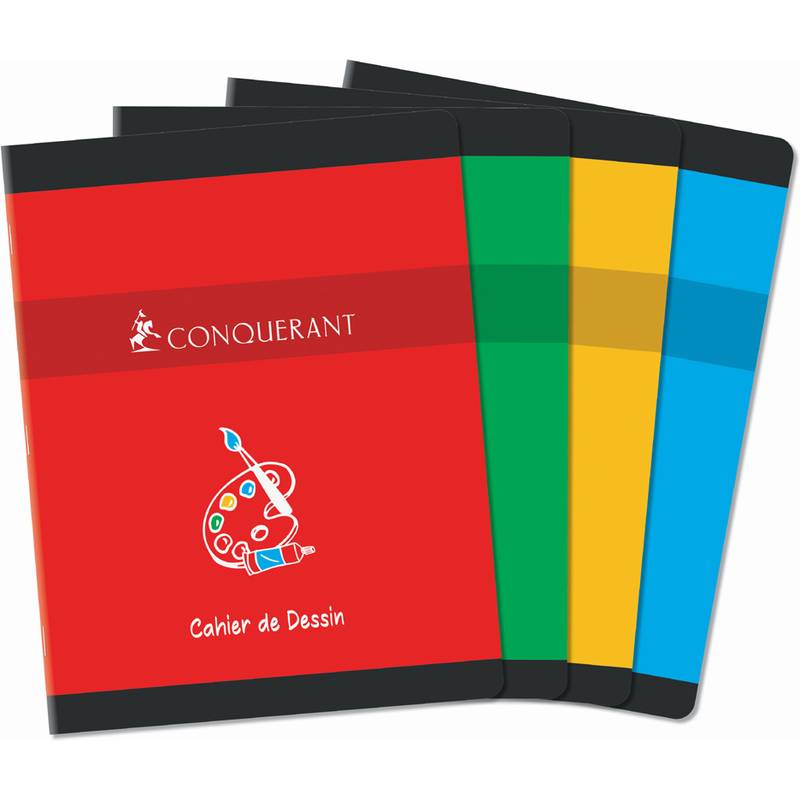 CONQUERANT SEPT Zeichenheft NF40, 8 Blatt, 170 x 220 mm-0