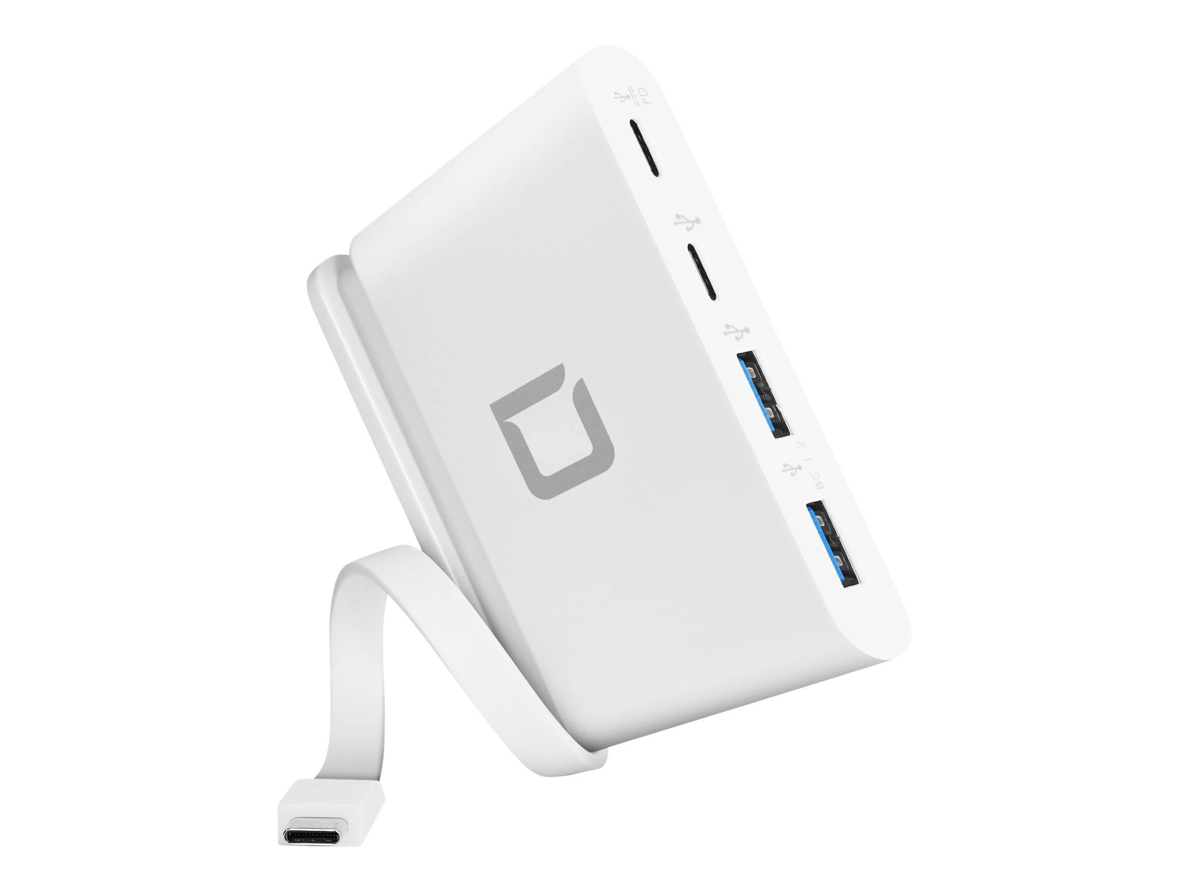 DICOTA USB-C Portable Hub 4-in-1 - Hub - 2 x USB-C + 2 x SuperSpeed USB-0