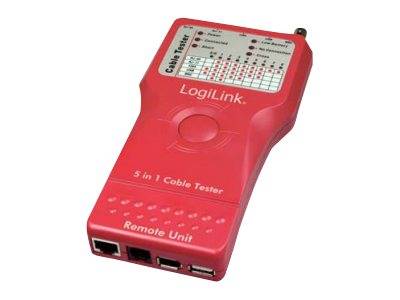 LogiLink 5 in 1 Cable Tester - Netzwerktester-Set-0