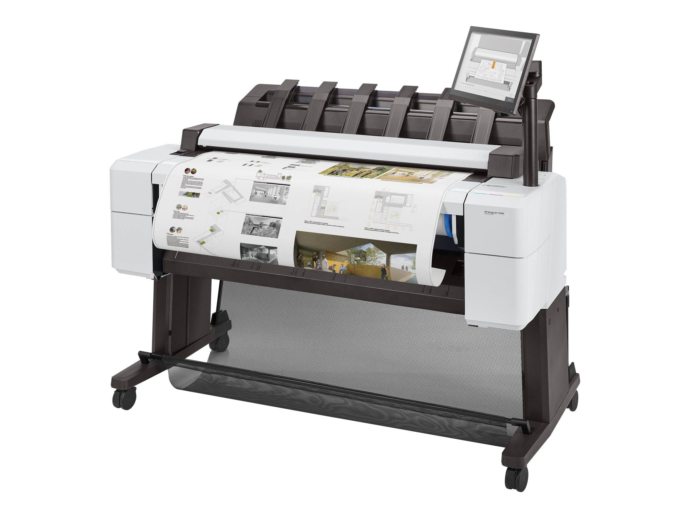 HP DesignJet T2600 PostScript - 914 mm (36") Multifunktionsdrucker - Farbe - Tintenstrahl - 914 x 8000 mm, 610 x 15000 m-6