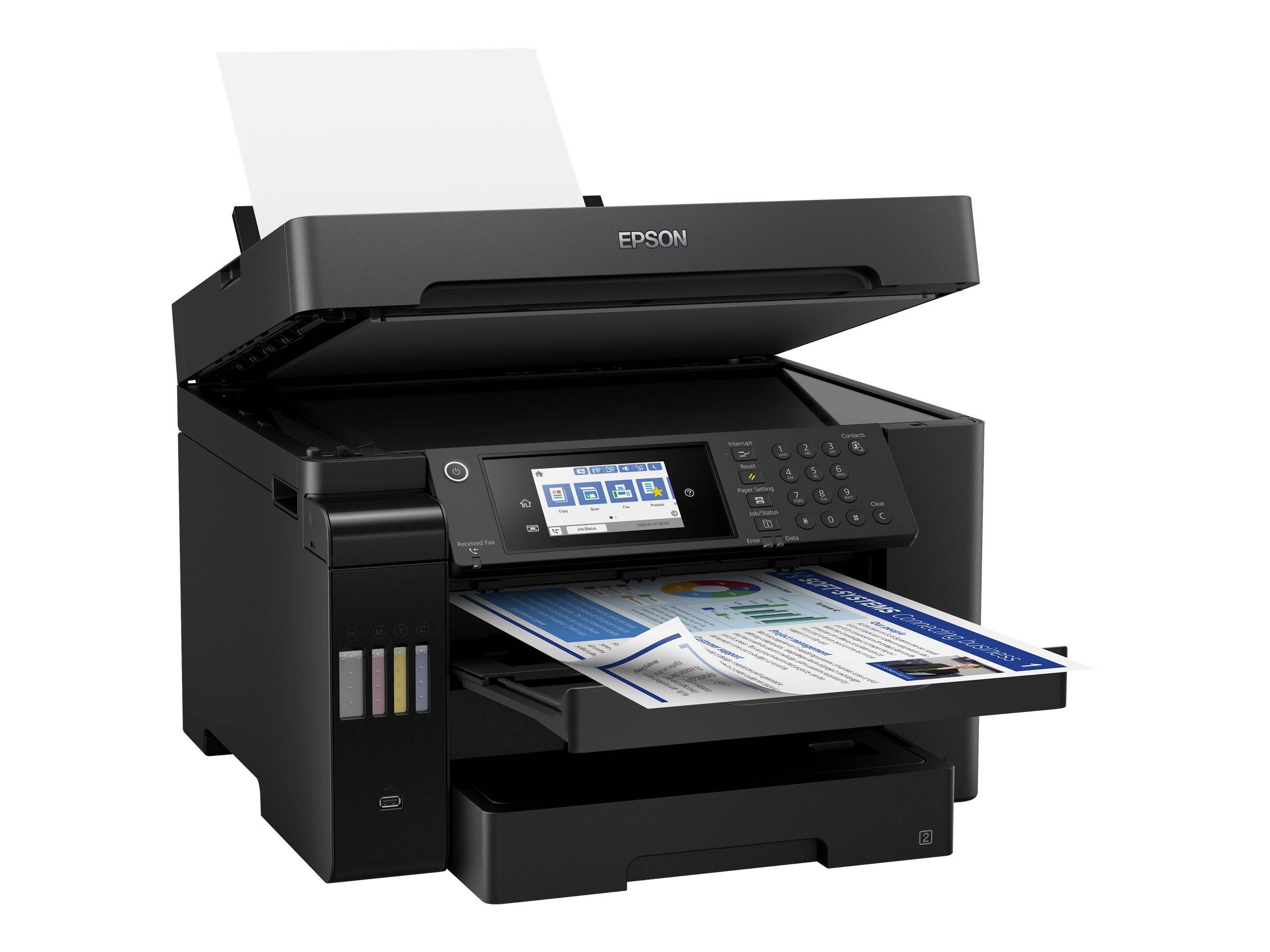Epson EcoTank ET-16650 Multifunktionsdrucker Tintenstrahl Farbe A3, A3+ Drucker, Scanner, Kopierer, Fax Tintentank-Syste-4