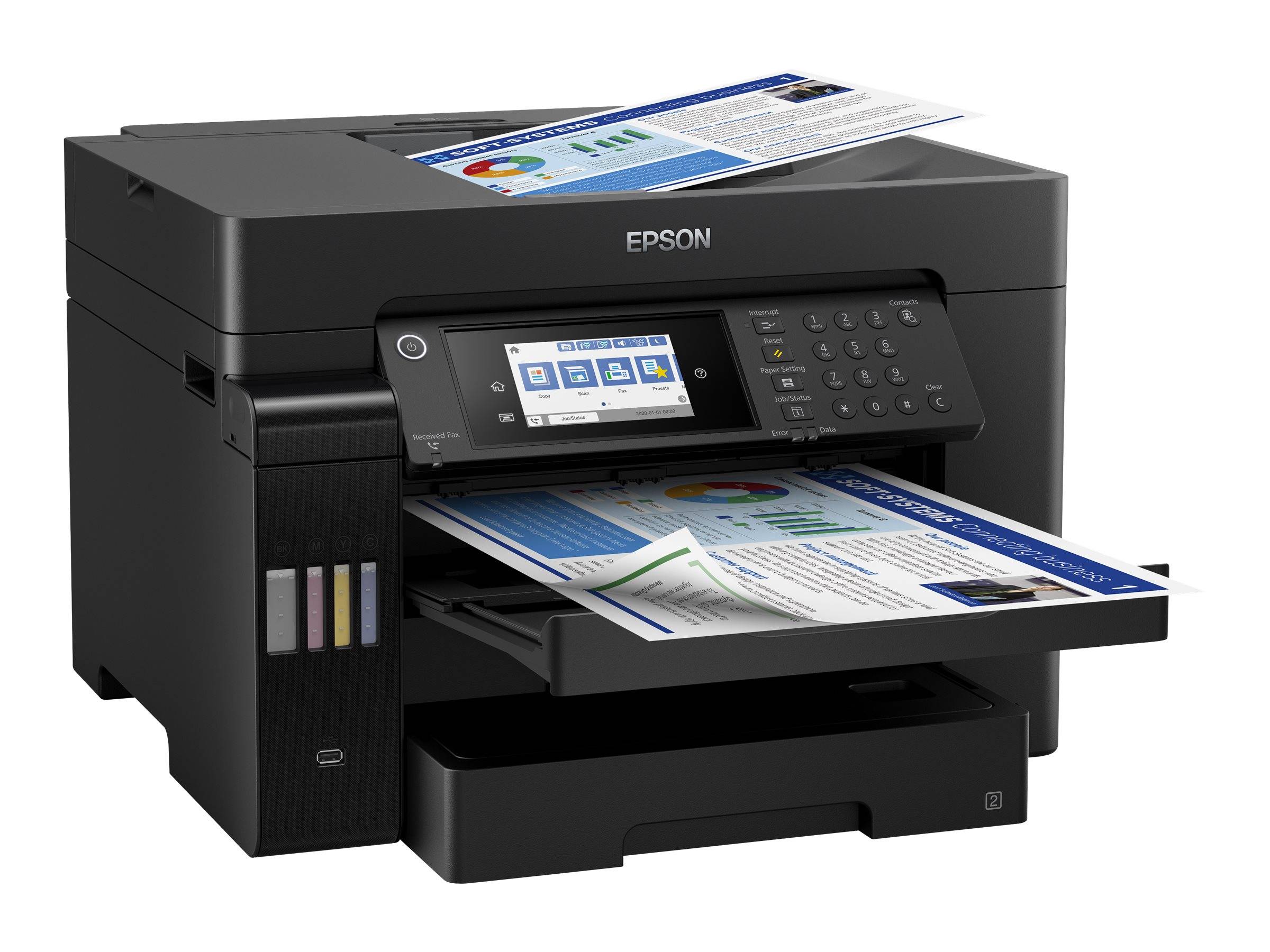 Epson EcoTank ET-16650 Multifunktionsdrucker Tintenstrahl Farbe A3, A3+ Drucker, Scanner, Kopierer, Fax Tintentank-Syste-5