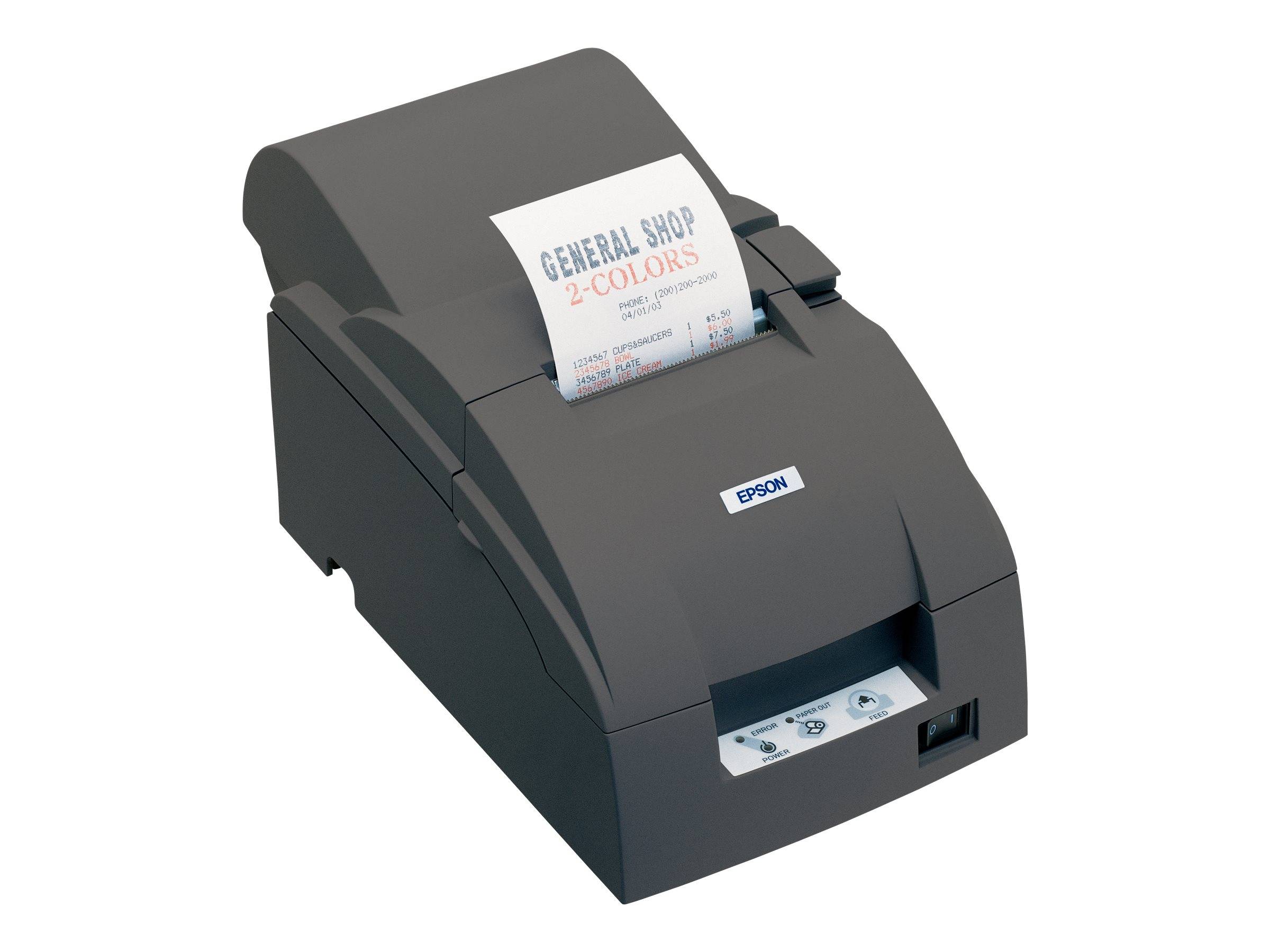 Epson TM U220A - Belegdrucker - zweifarbig (monochrom) - Punktmatrix - Rolle (7,-1