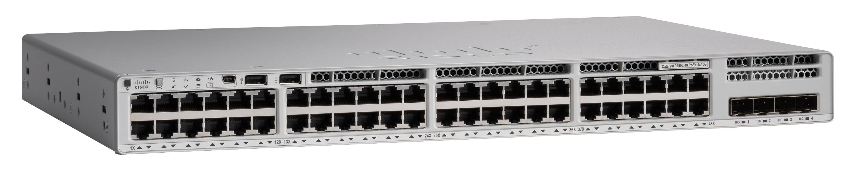 Cisco Catalyst 9200L - Network Essentials - Switch - L3 - 48 x 10/100/1000 (PoE+)-6