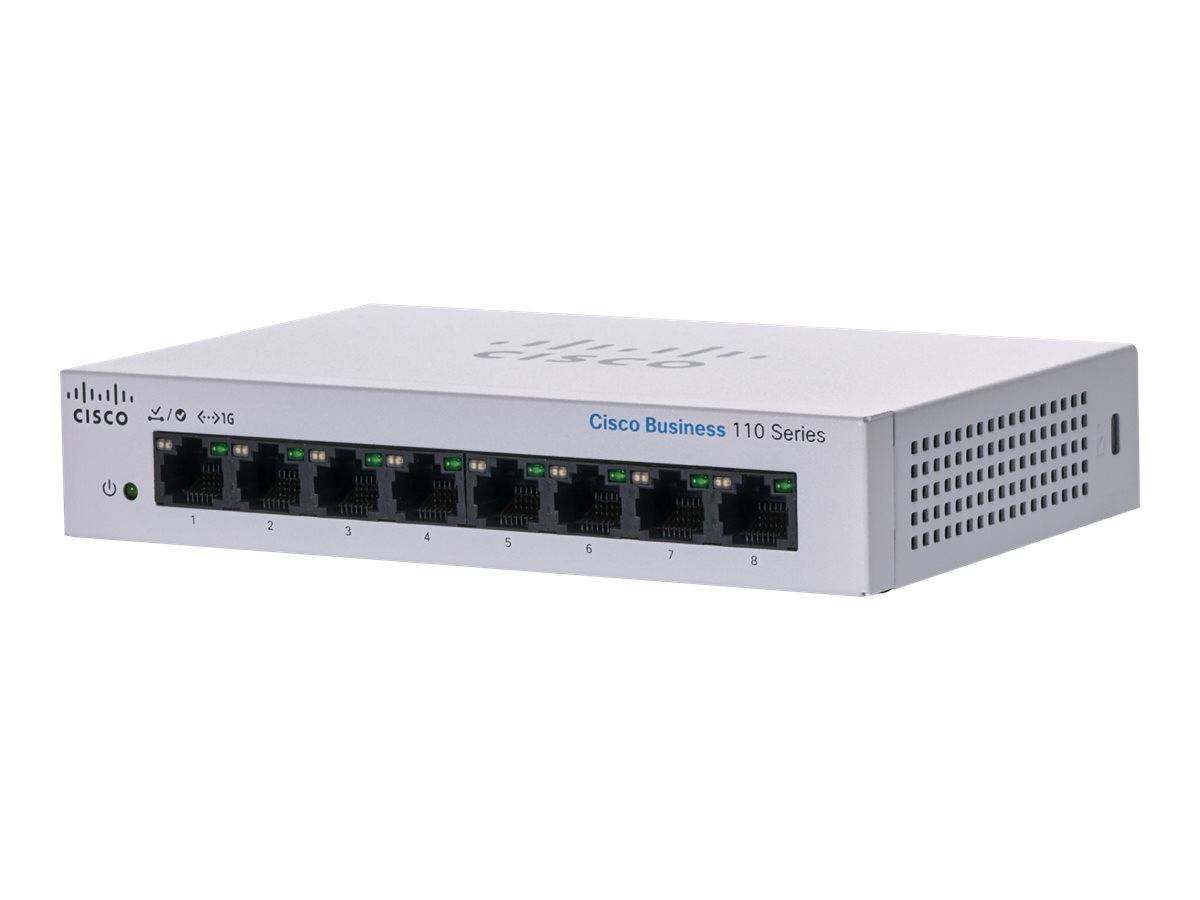 Cisco Business 110 Series 110-8T-D - Switch - unmanaged-0