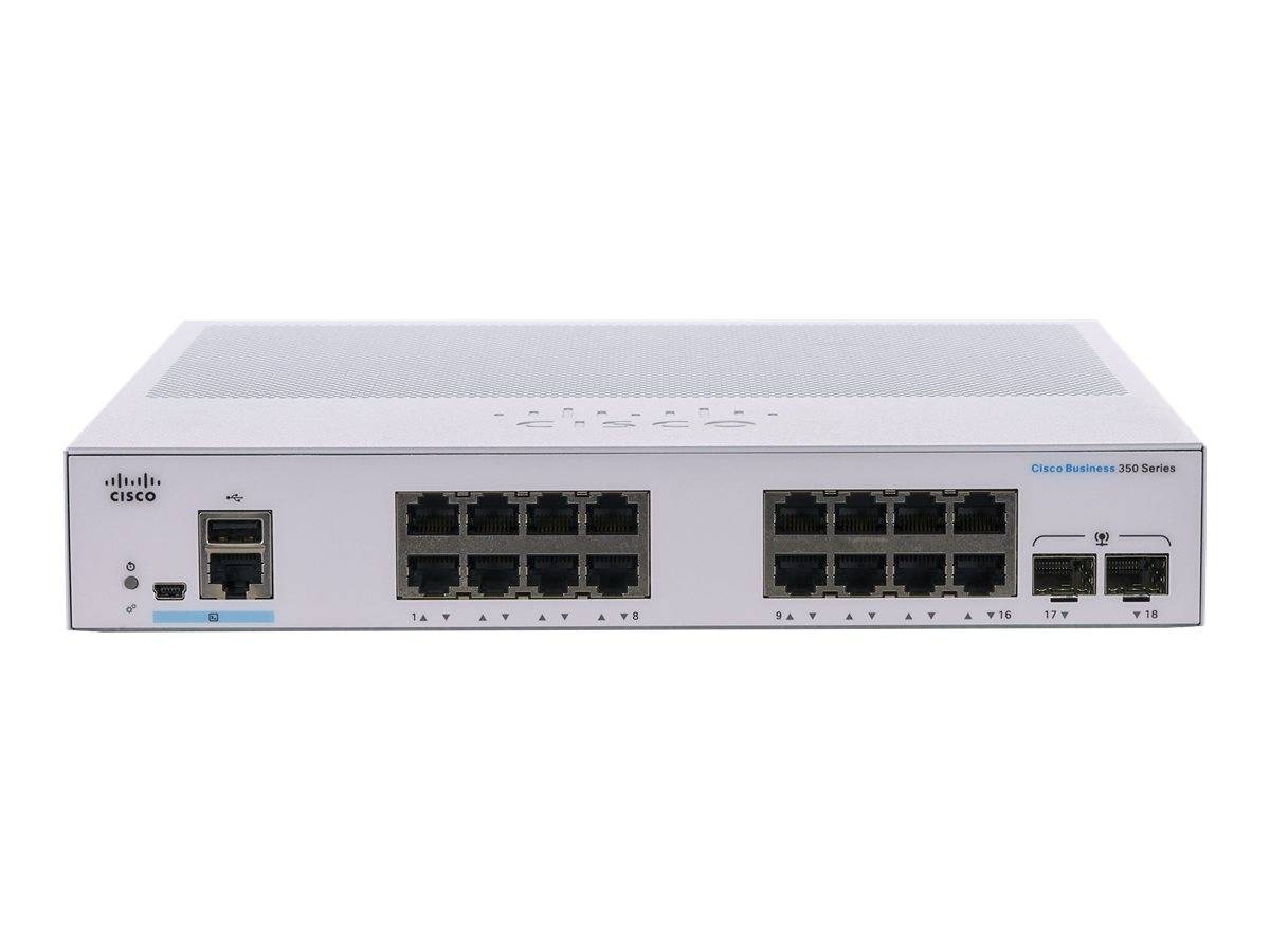 Cisco Business 350 Series CBS350-16T-E-2G - Switch-4