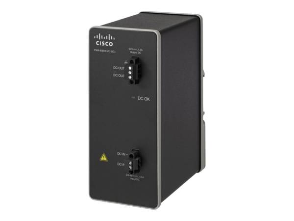 Cisco DC-DC Power Module for POE solution - Stromwandler (DIN-Schienenmontage möglich) - 18 - 60 V - 65 Watt - für Indus