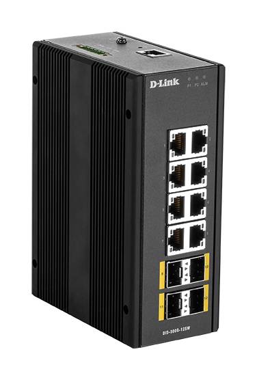 D-Link DIS-300G-12SW 12-Port SwitchLayer2 Managed Gigabit Industrial-3