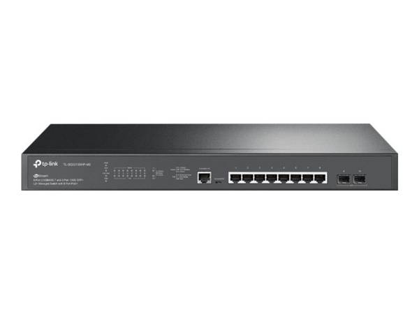 TP-Link JetStream TL-SG3210XHP-M2 - V1 - Switch - managed - 8 x 10/100/1000 + 2 x SFP+ - an Rack montierbar - PoE+ (240