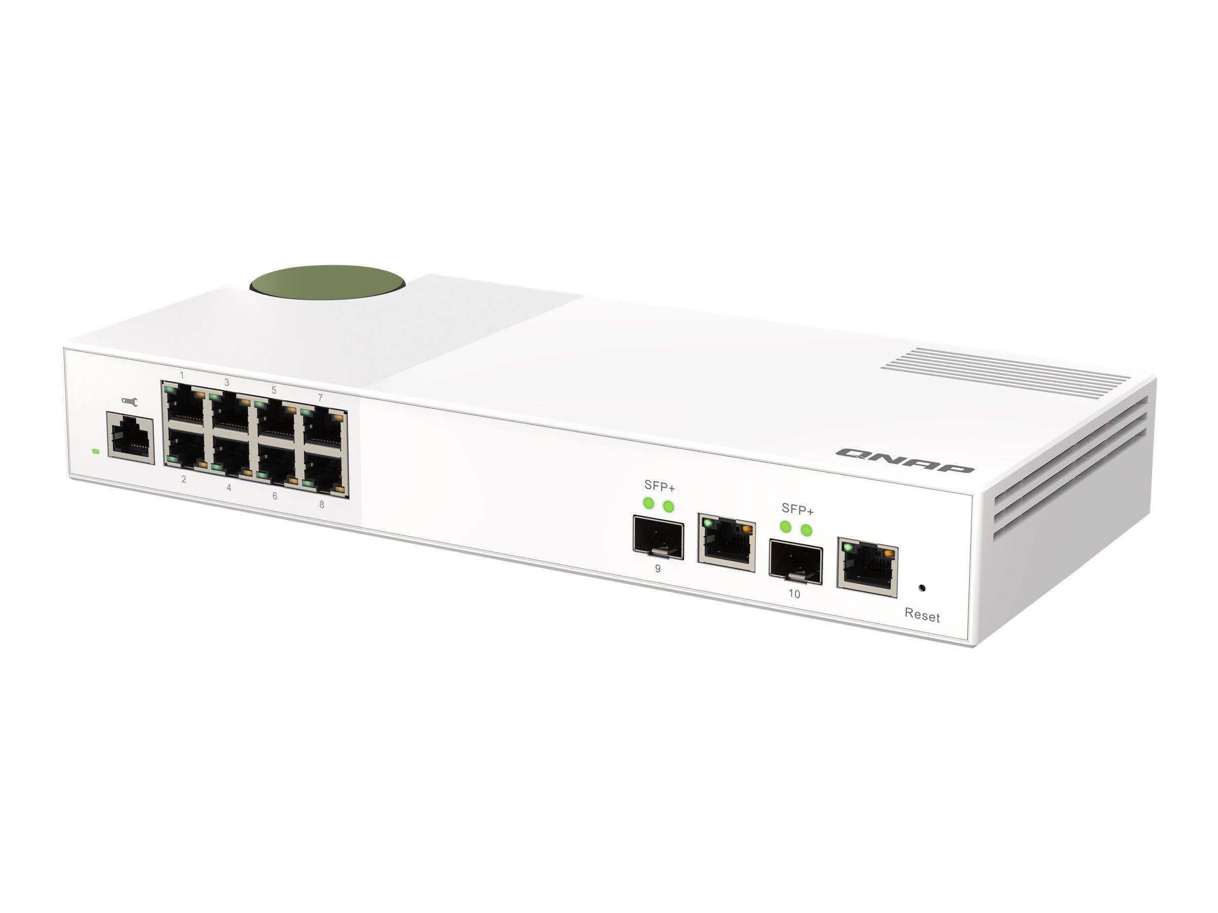 QNAP QSW-M2108-2C - Switch - managed - 2 x 10 Gigabit SFP+ + 8 x 2.5GBase-T-0