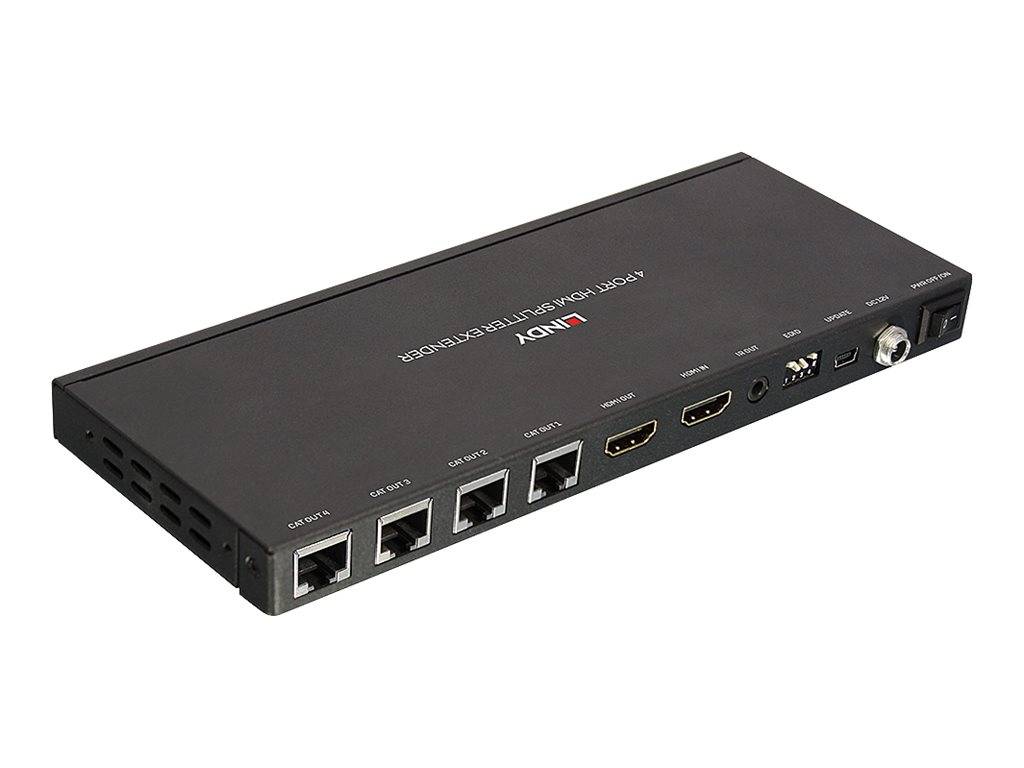 Lindy Cat.6 HDMI & IR Splitter Extender with-4