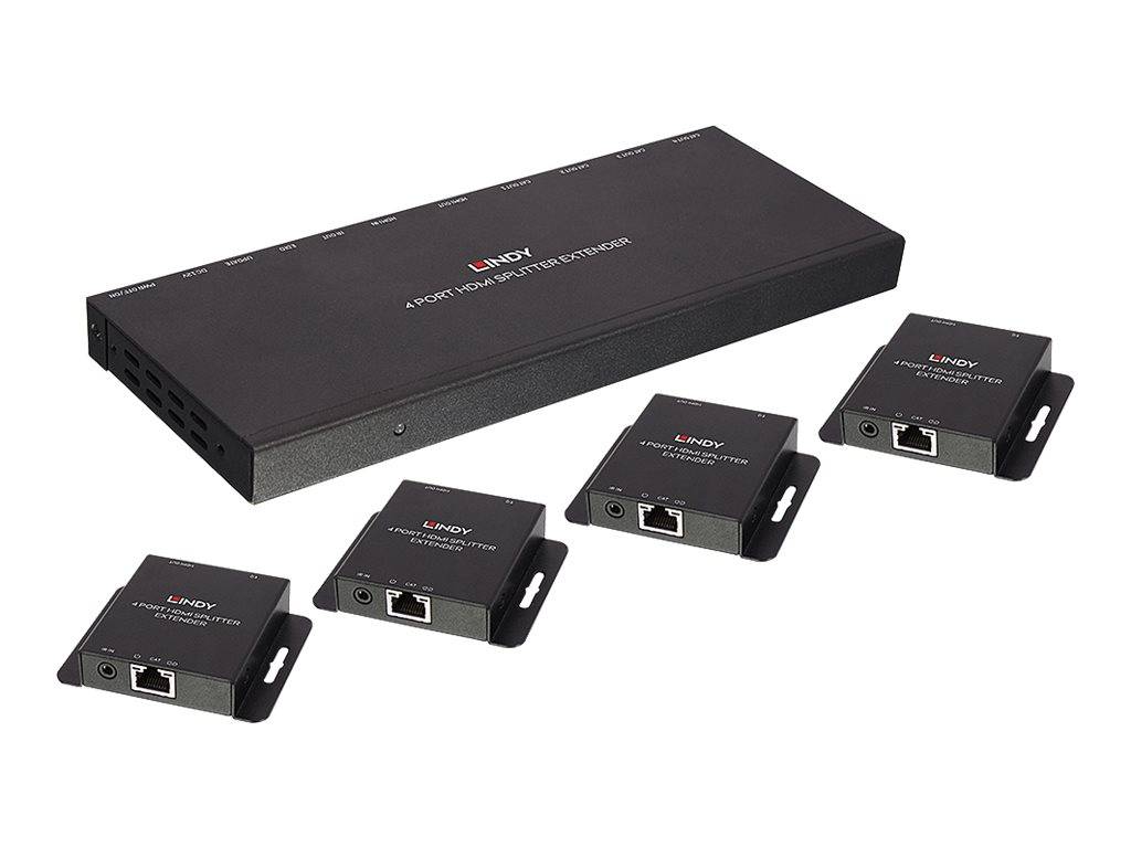 Lindy Cat.6 HDMI & IR Splitter Extender with-7