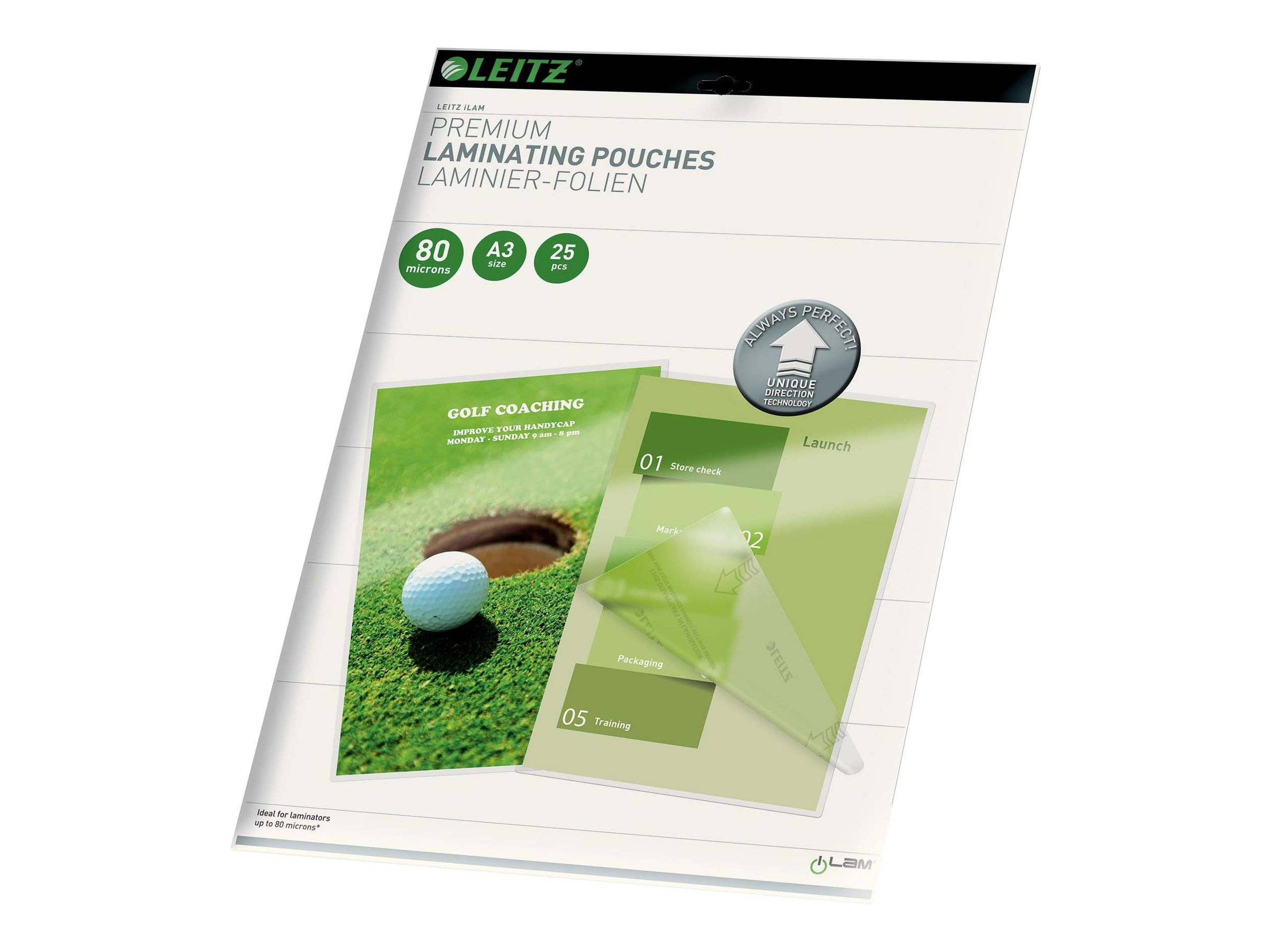 ESSELTE LEITZ - Leitz - Glänzend, kristallklar - A3 (297 x 420-0