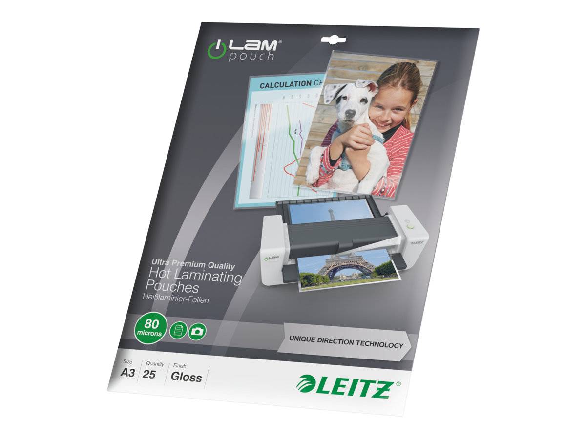 ESSELTE LEITZ - Leitz - Glänzend, kristallklar - A3 (297 x 420-4