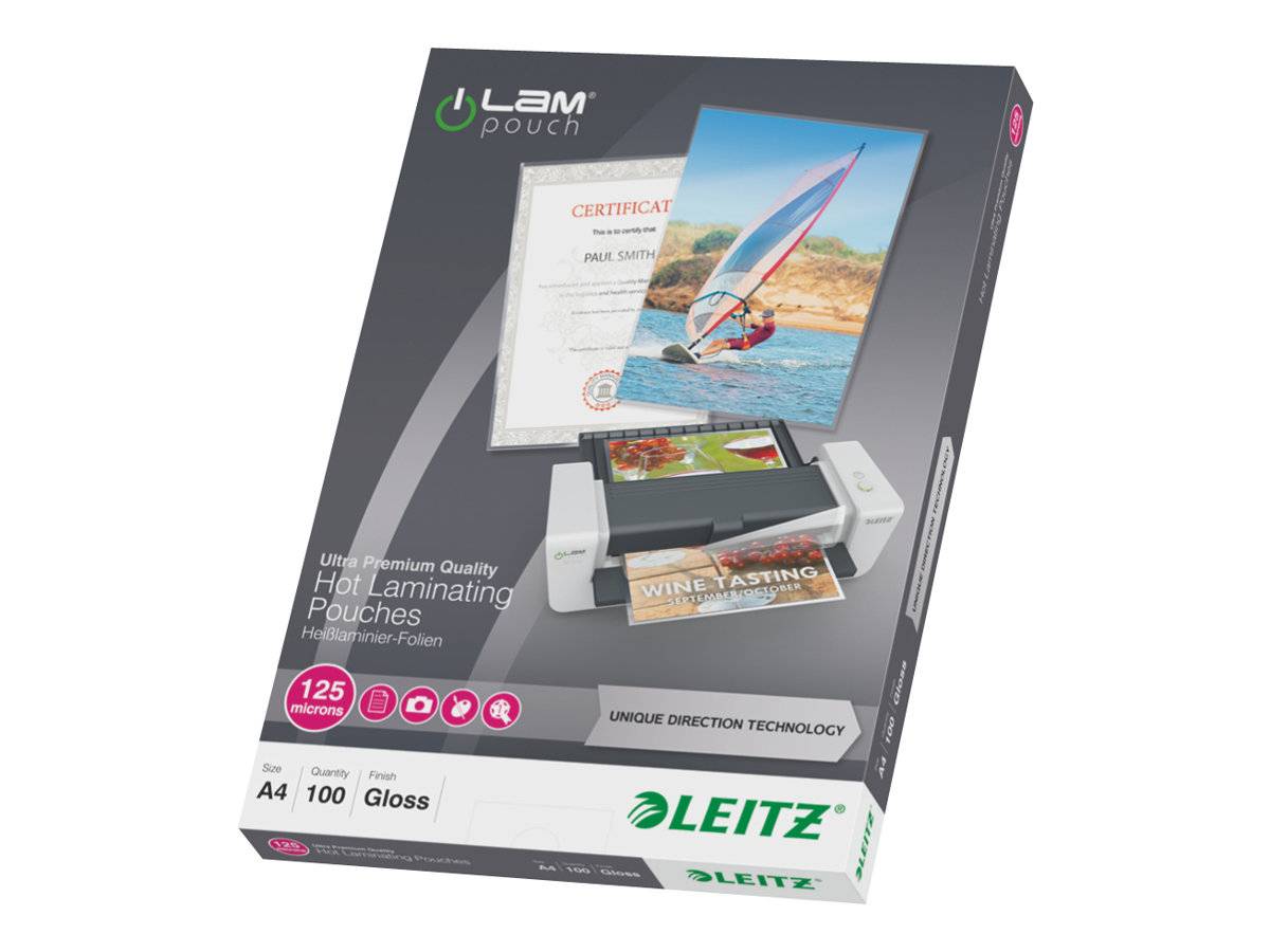 ESSELTE LEITZ - Leitz - Glänzend, kristallklar - A4 (210 x 297-5